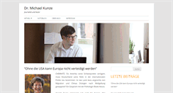 Desktop Screenshot of michael-kunze.net